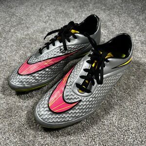 Nike Hypervenom Phelon FG Mens Soccer Cleats Silver Pink Volt 677585-069 US 9